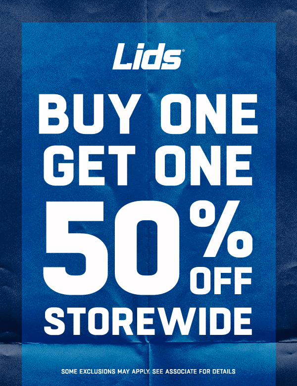 BOGO50 at Lids!