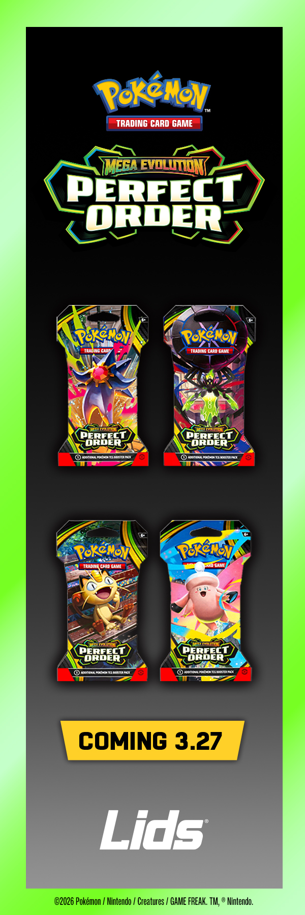 Pokémon Mega Evolution Perfect Order 3/27