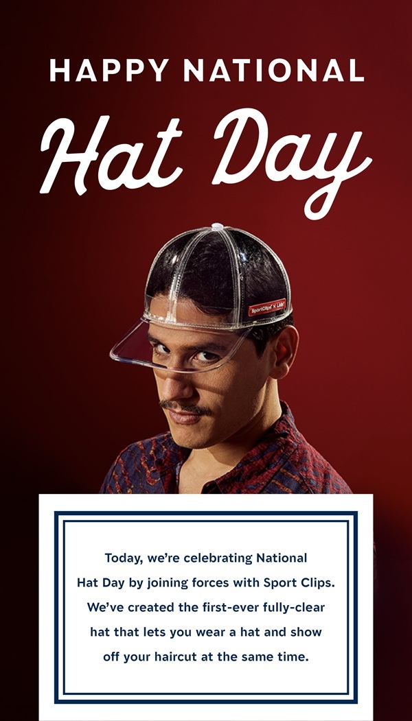 Lids x Sports Clips National Hat Day Sweepstakes
