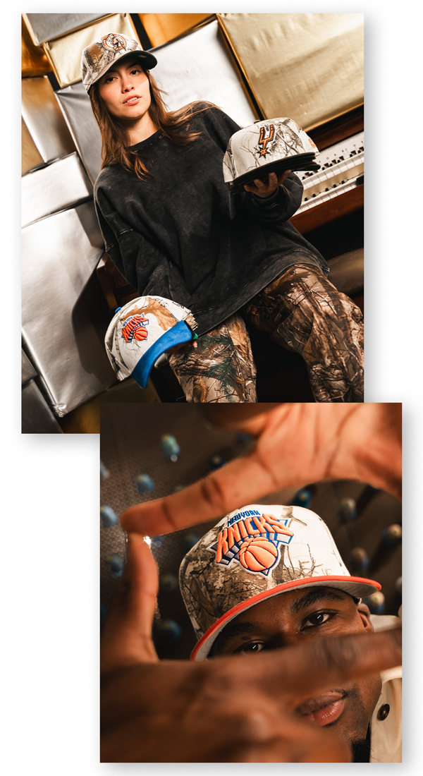 Rep your favorite NBA team with this snowy camouflage pattern.