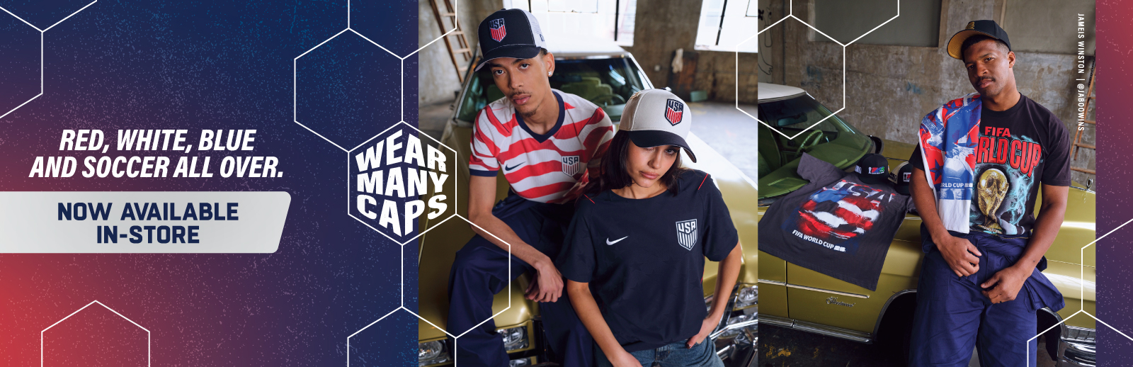 Wear Many Caps - Soccer Gear at Lids
