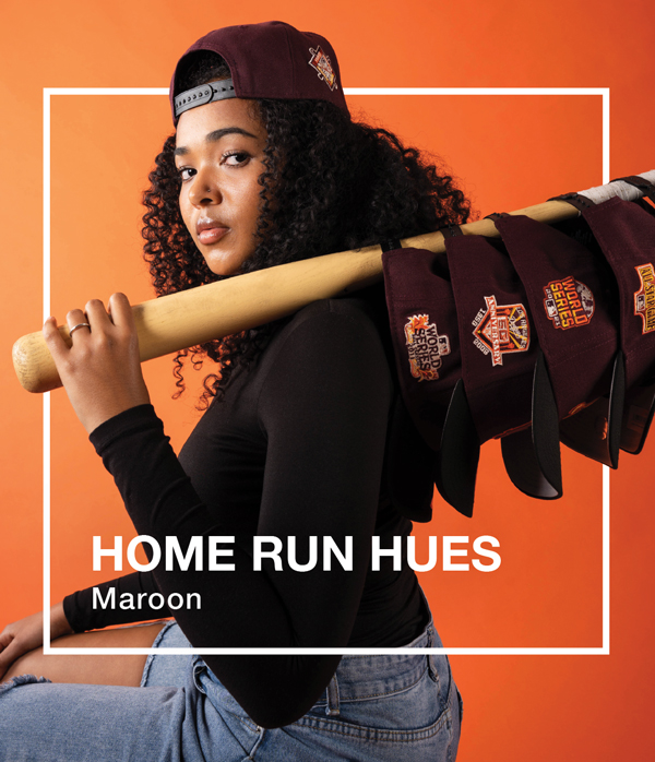 HOME RUN HUES: MAROON