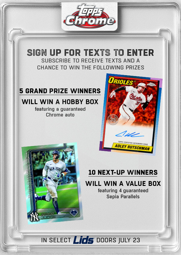 Sign-Up for Texts to Enter