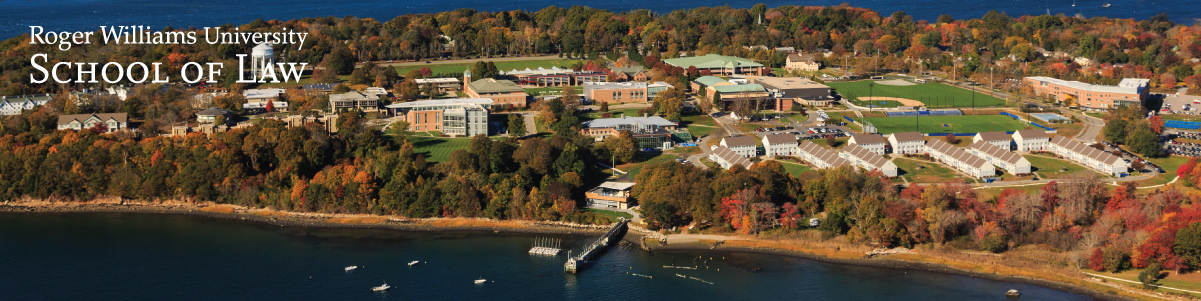 aerial view of campus and mount hope bay