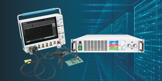 Tek-TIVP-22 and PSB10000 2U with data center behind it