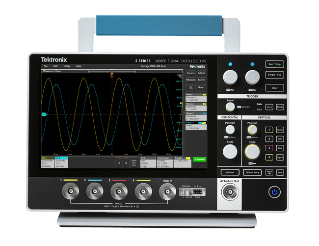 Capacitance and inductance measurements with a 2 Series MSO